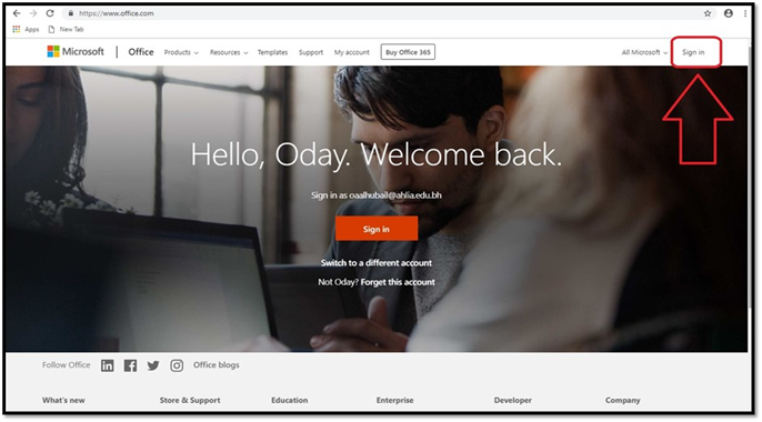 How To install Office 365 - Ahlia University