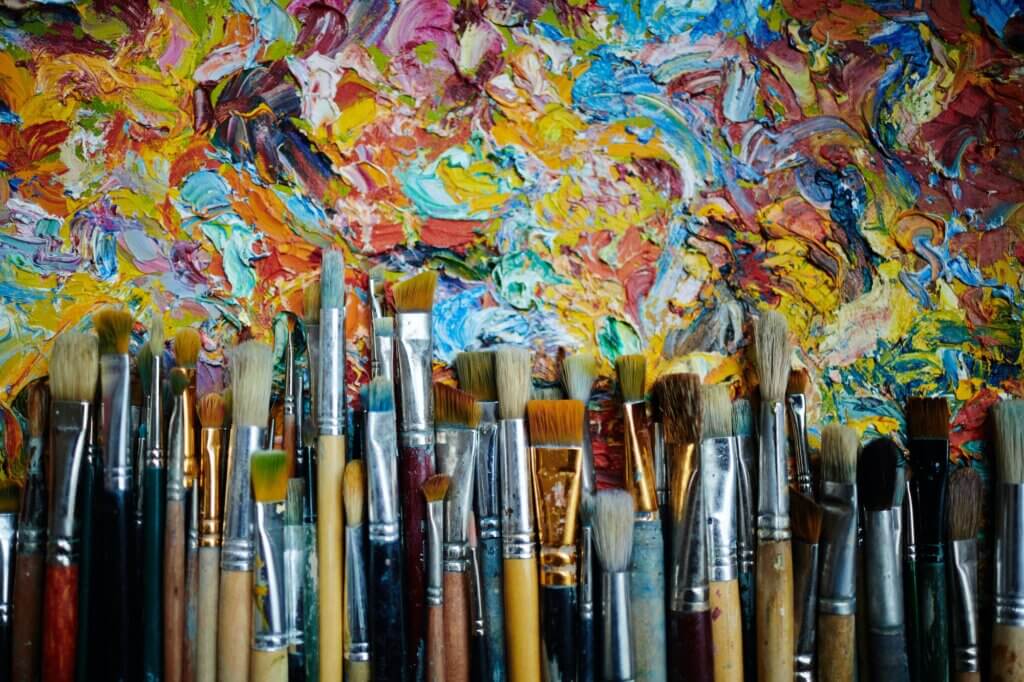 Brushes on Abstract Art