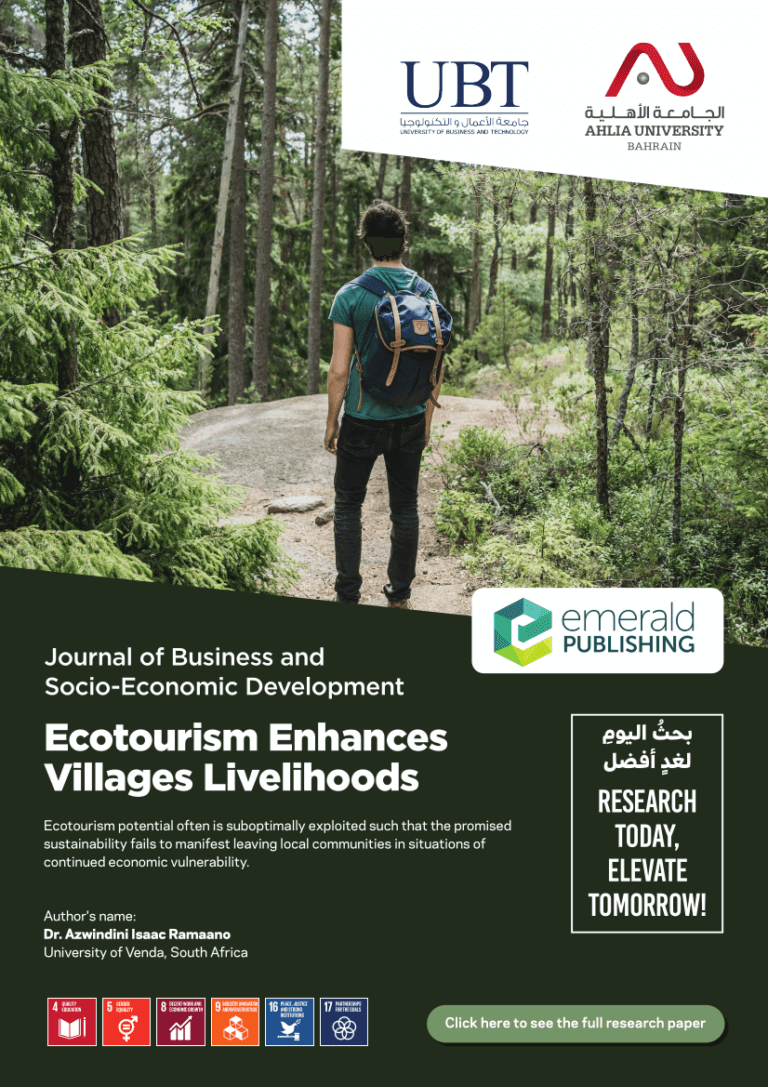 Journal Of Business and Socio-Economic Development