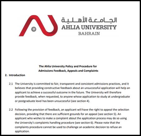 Online application form part 1