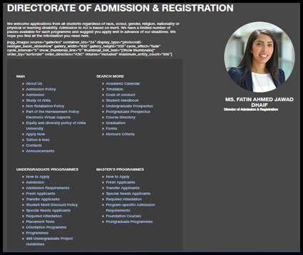 Postgraduate steps, taken from [11], page 20