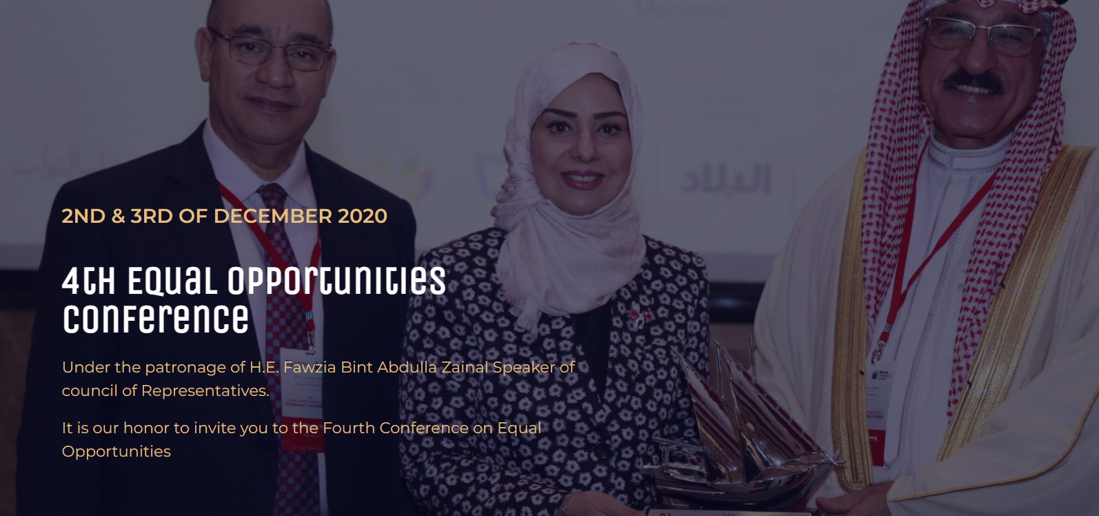 Visual representation related to the 4th Equal Opportunities Conference