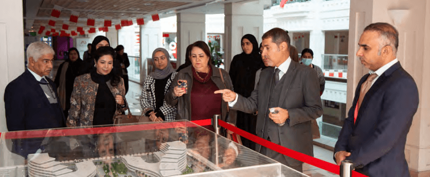 The WHO joint regional and country evaluation team visits Ahlia University
