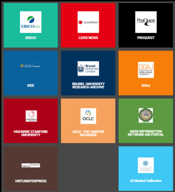 Grid of Online Database Logos