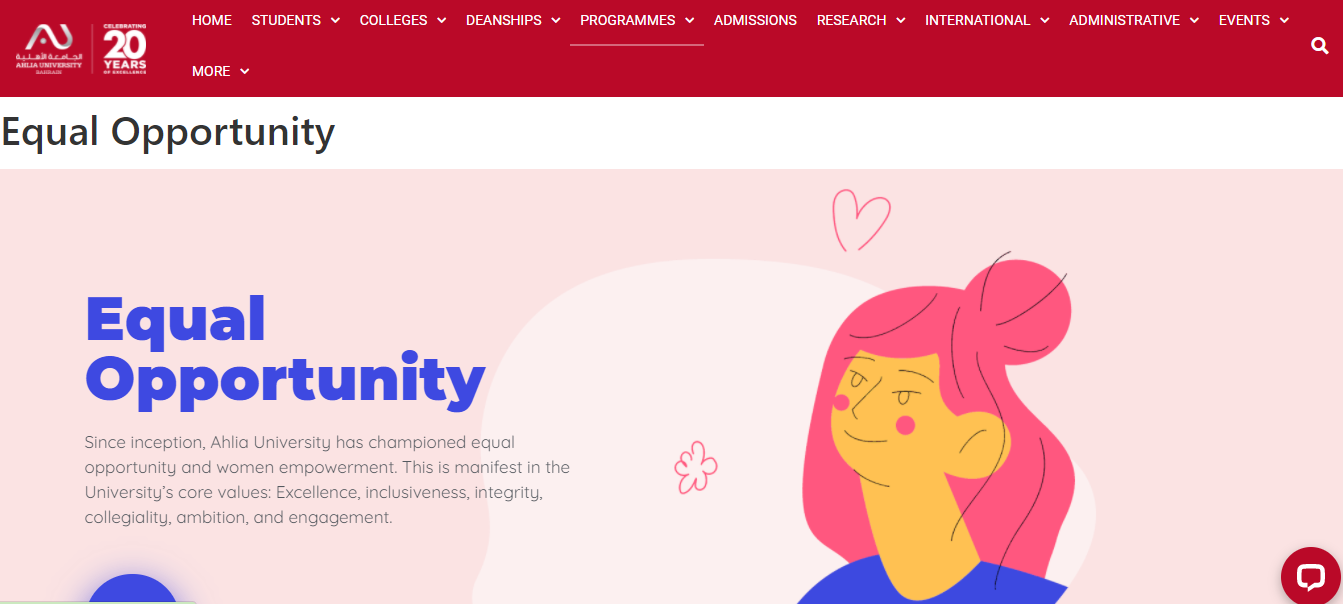 Equal opportunity resources for students