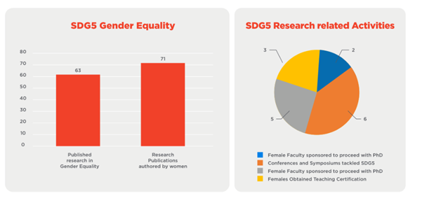 SDG5 gender equality metrics and numbers