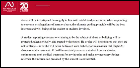 Non-retaliation policy graphic