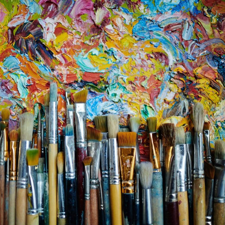Brushes on Abstract Art Brushes on Abstract Art